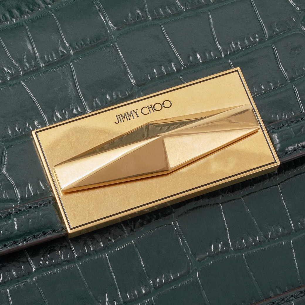 Jimmy choo crocodile best sale bag