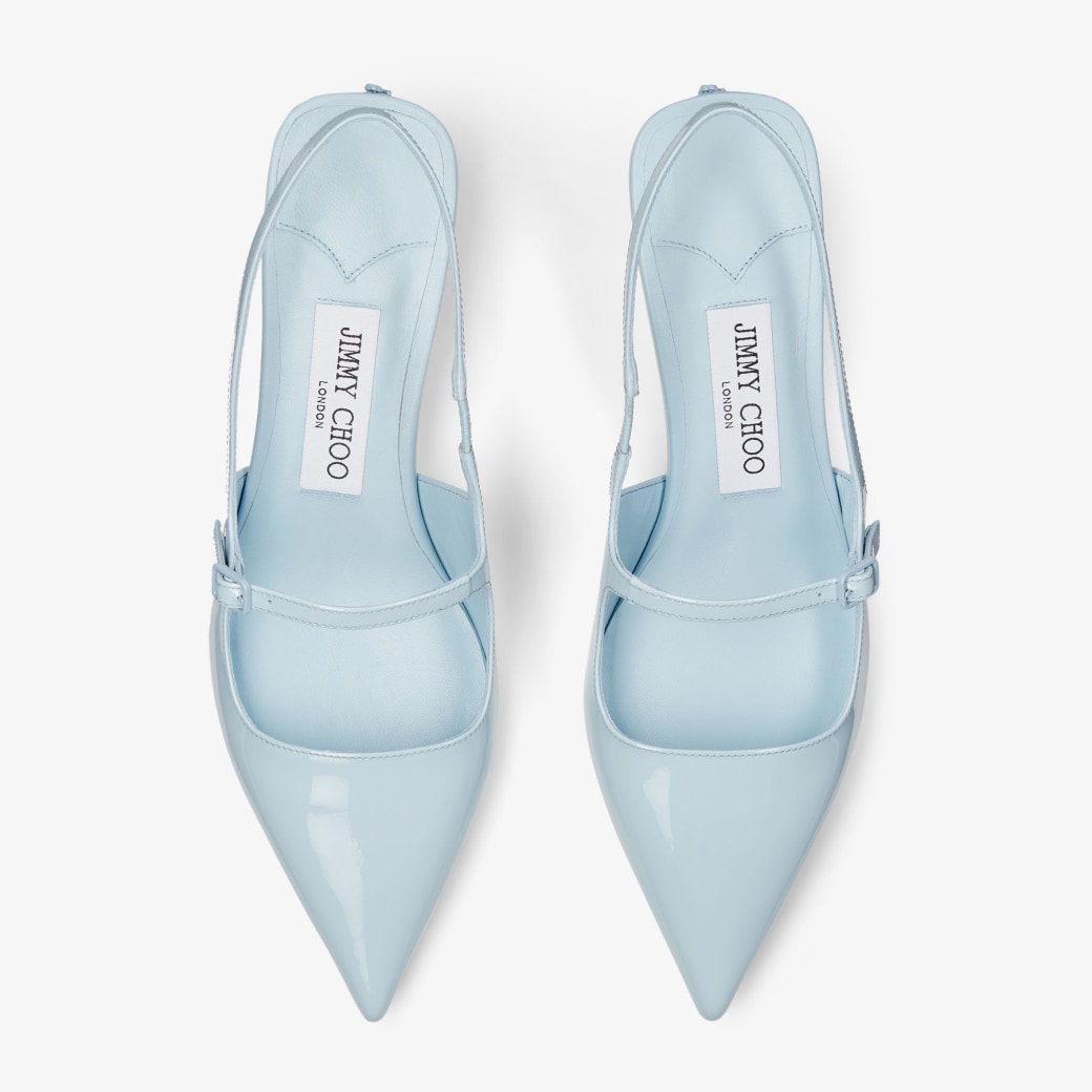 Light blue top jimmy choo heels