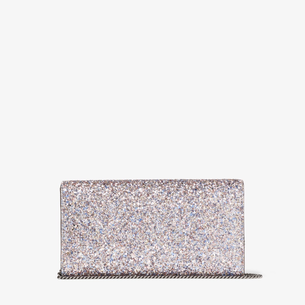 Jimmy choo deals celeste glitter clutch