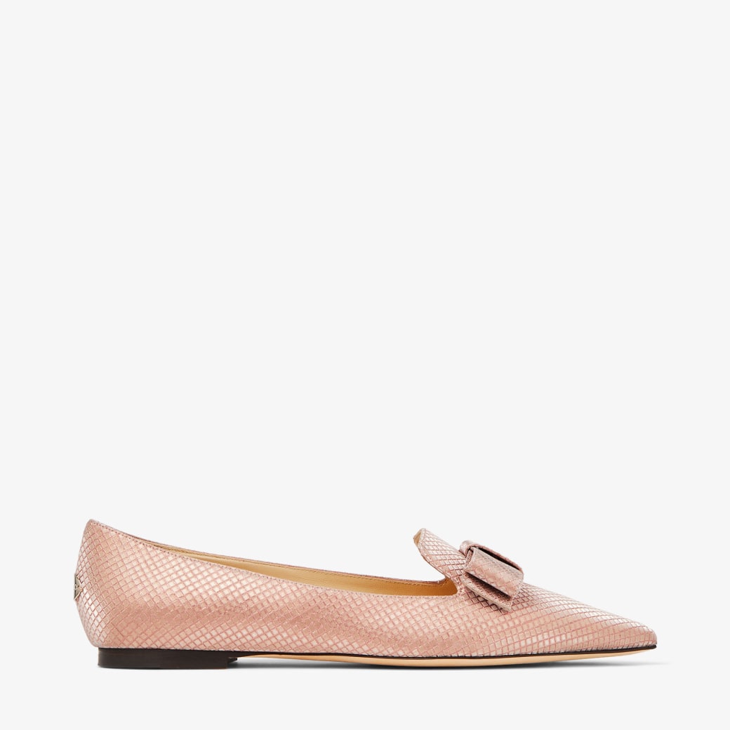 GALA Ballet Pink Diamond Glitter Fabric Flats Summer