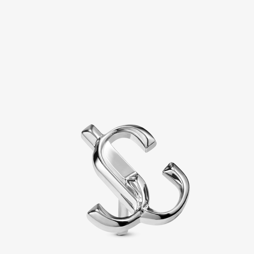 Silver-Finish Metal JC Mini Stud Earrings | JC Mini Studs