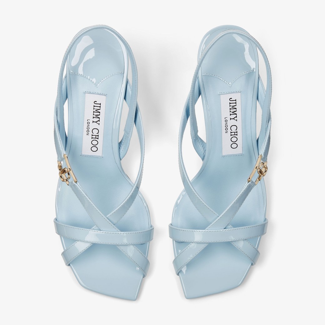 Light blue jimmy hot sale choo heels