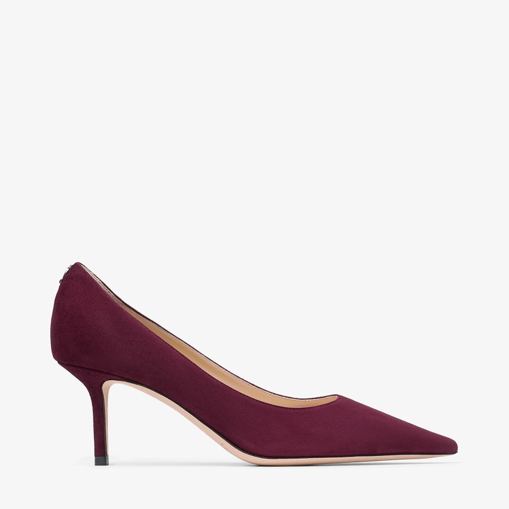 Love 65 Garnet Suede Pumps JIMMY CHOO