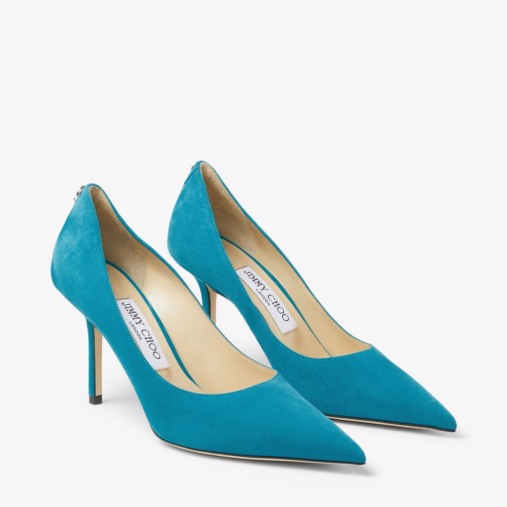 Teal suede pumps clearance