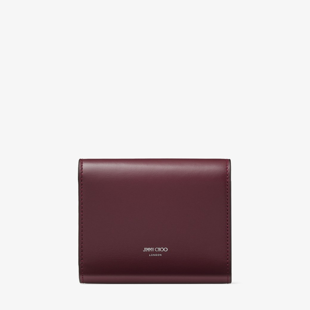 Marinda Garnet Antique Silver Calf Leather SLG JIMMY CHOO
