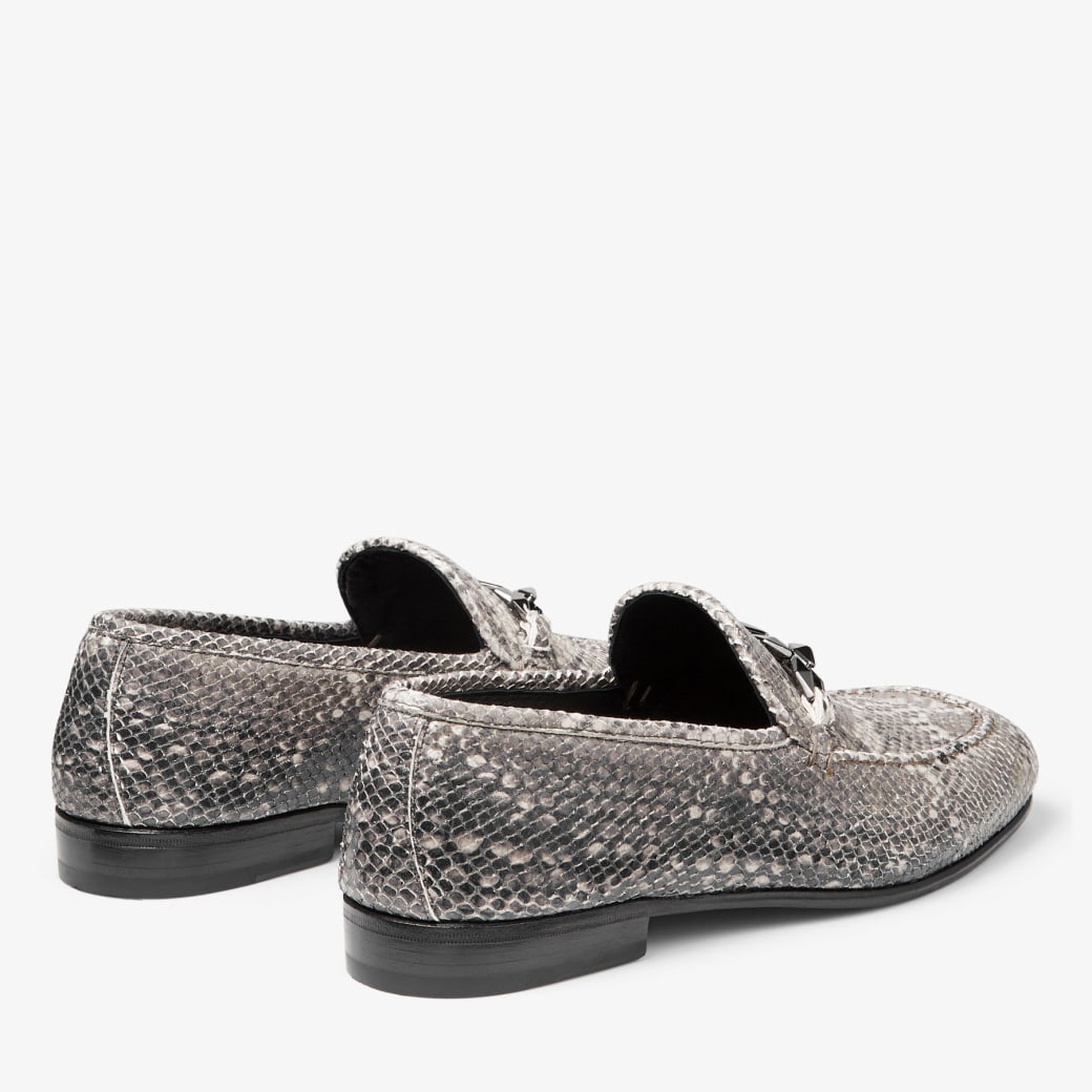 Marti Reverse Grey Mix Snake Print Shoe JIMMY CHOO