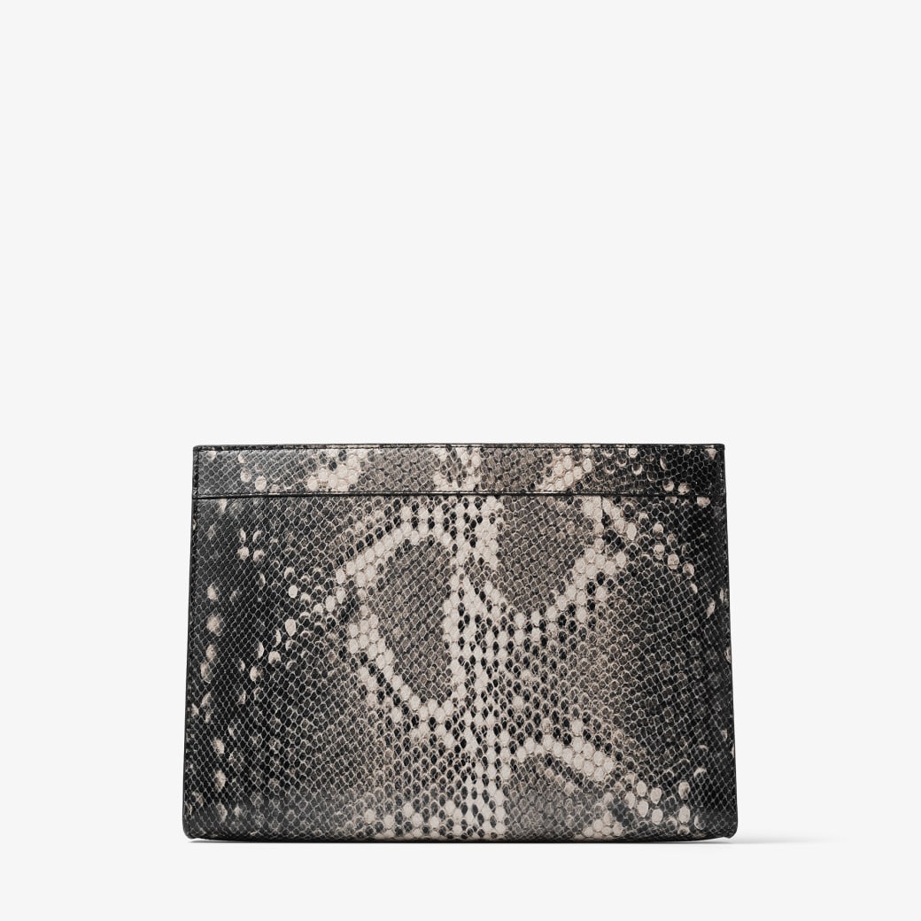Jimmy choo snakeskin clutch outlet
