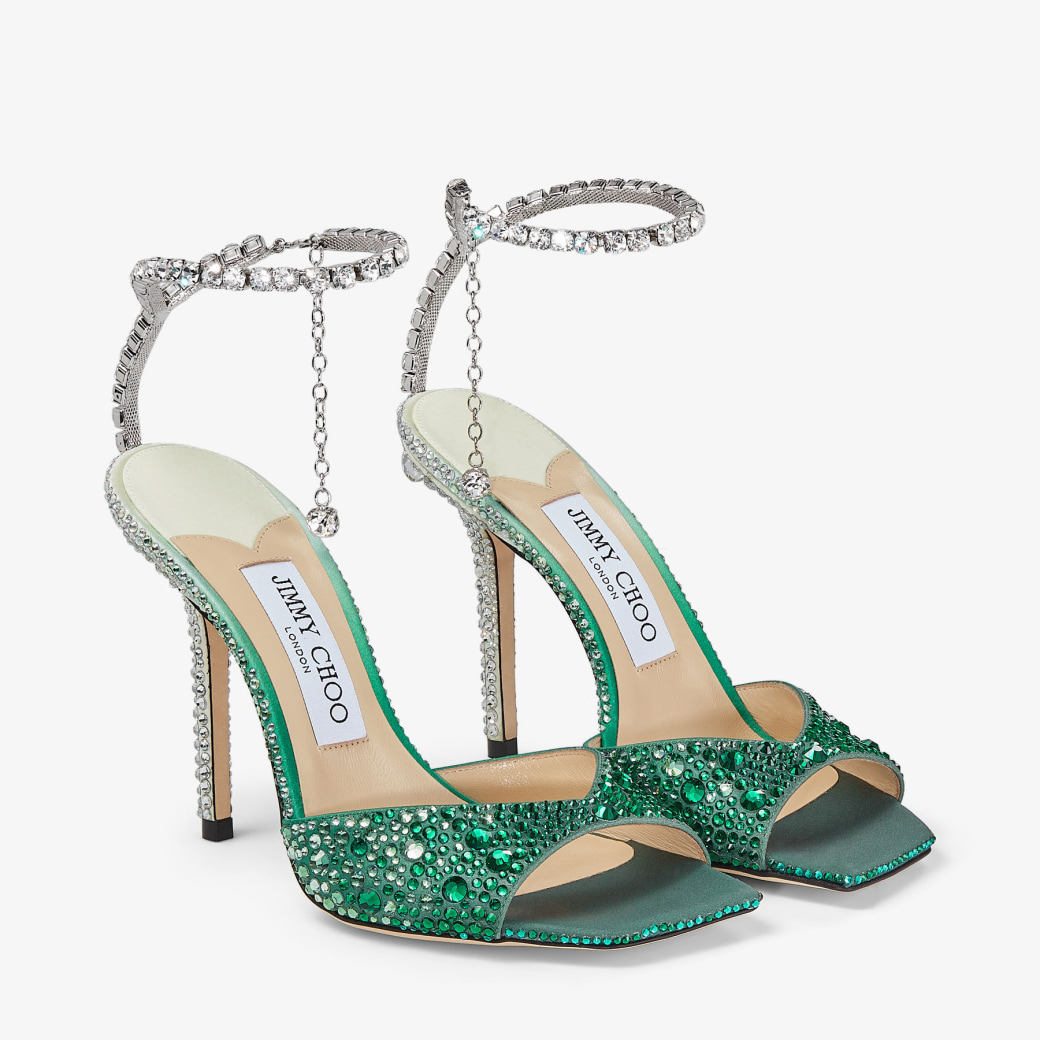 Jimmy choo green online heels