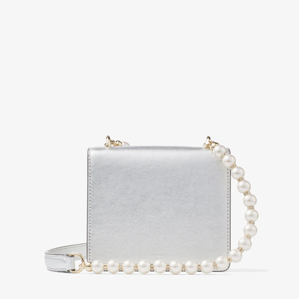 Silver pearl sales bag