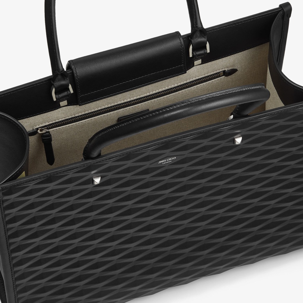 Jimmy choo black tote discount