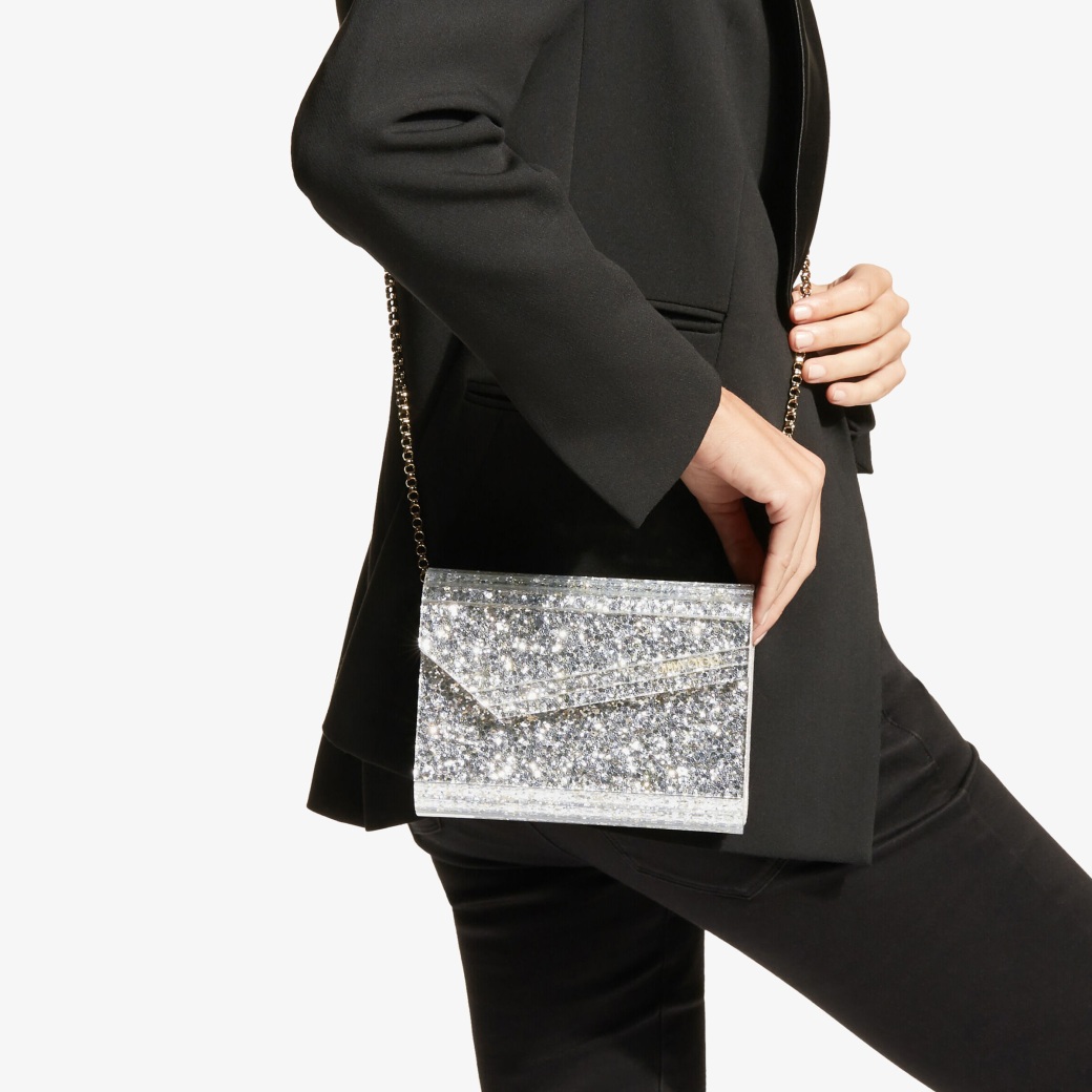Jimmy choo top candy acrylic clutch