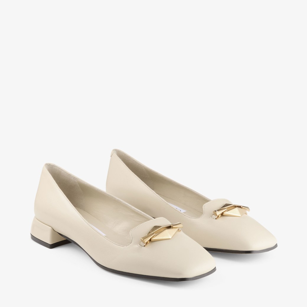 Ravi Flat Bamboo Nappa Leather Flats JIMMY CHOO CA