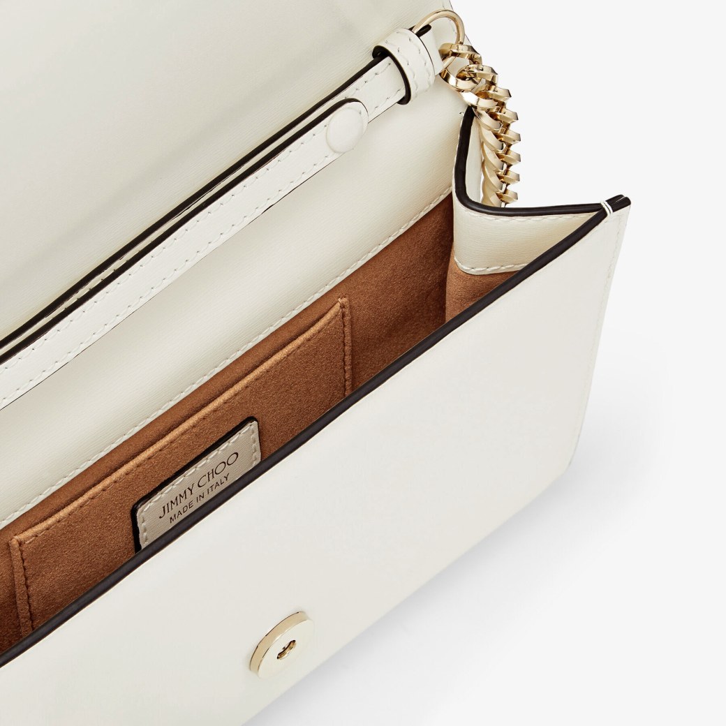 Jimmy choo white clutch online