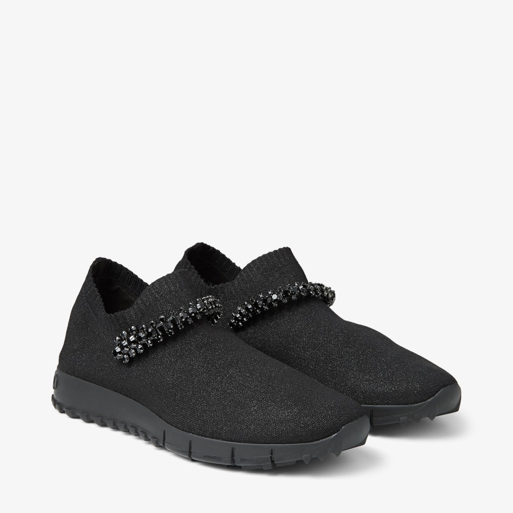 Jimmy choo miami cheap trainers black