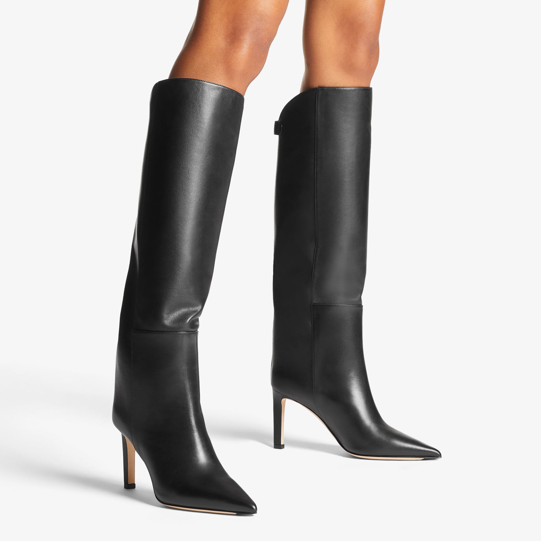 Jimmy choo boots black on sale