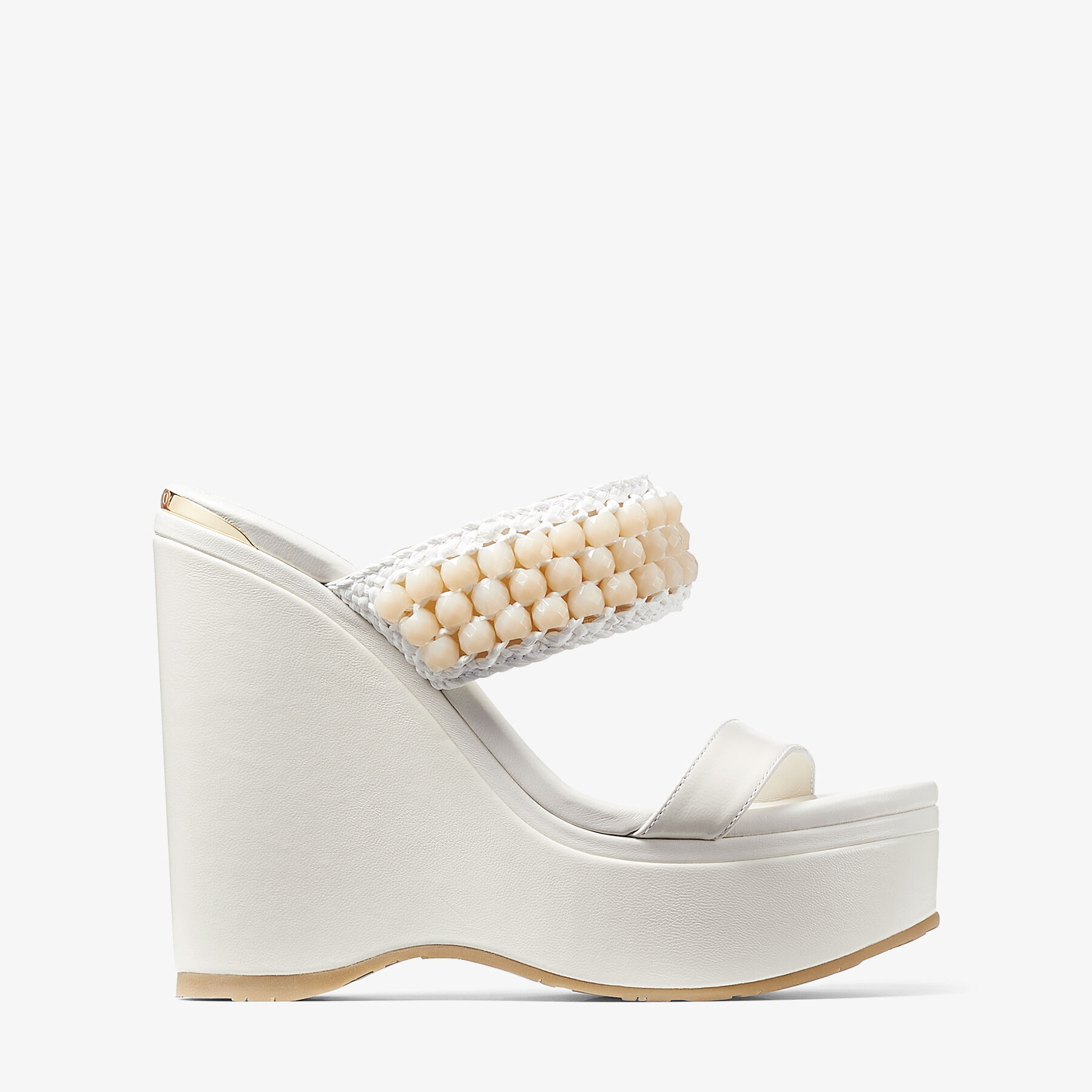 Beaded wedge sandals cheap