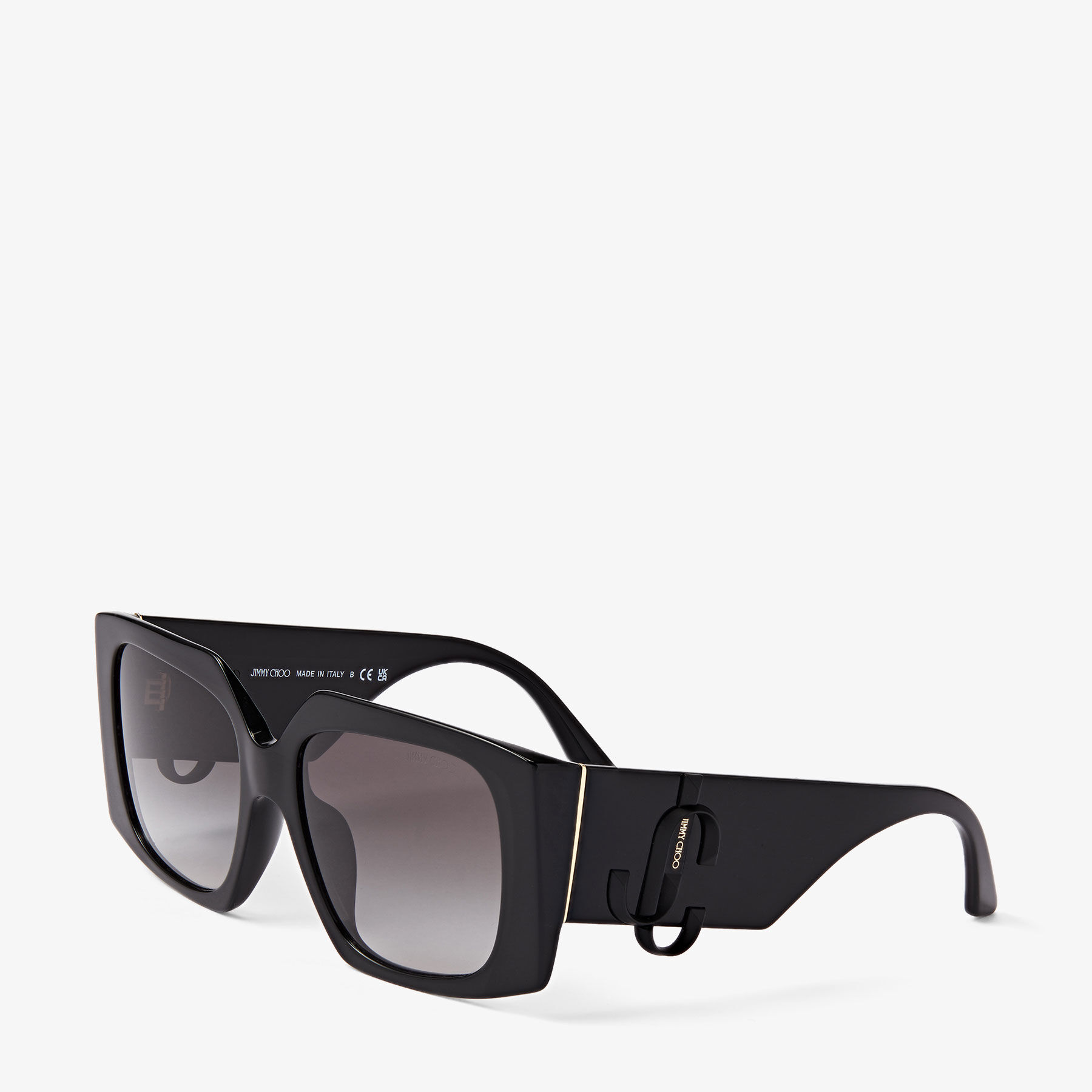 ARIANA Black Square Frame Sunglasses JIMMY CHOO