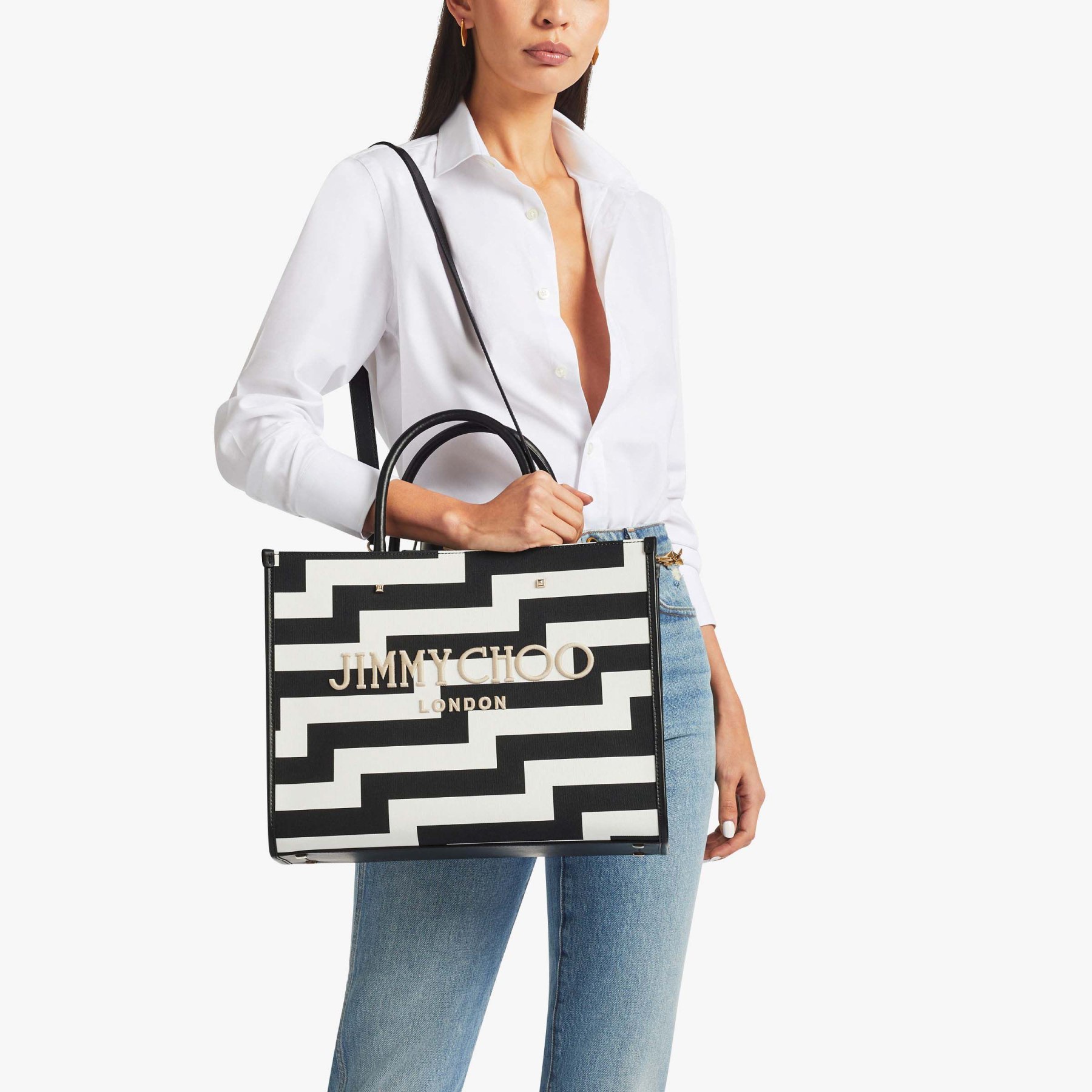 Off white discount striped bag