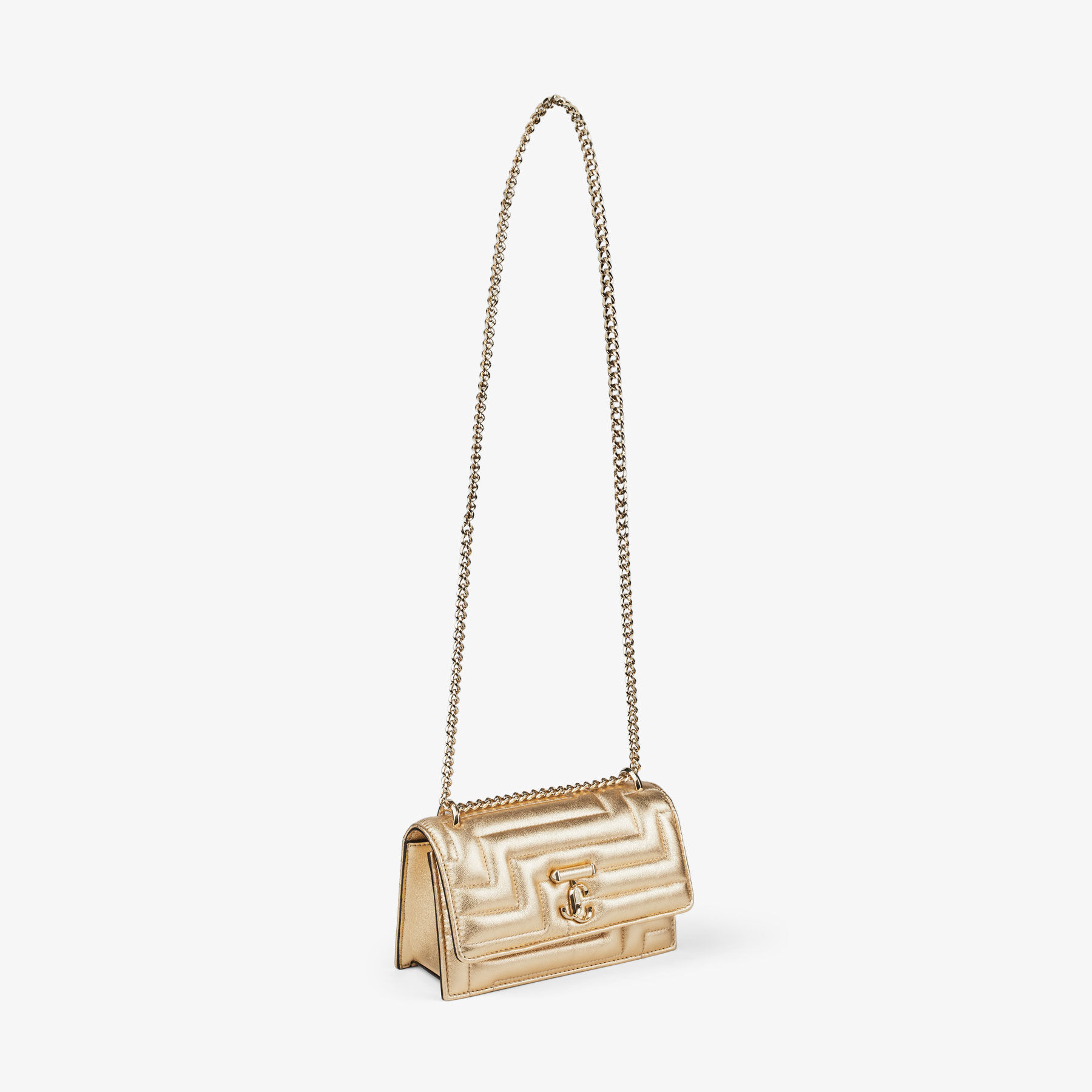 BOHEMIA Gold Avenue Metallic Nappa Mini Bag Summer Collection JIMMY CHOO
