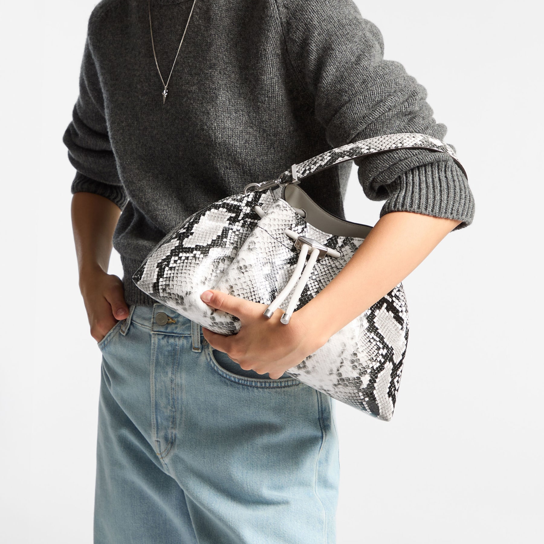 Snake print bum bag shop