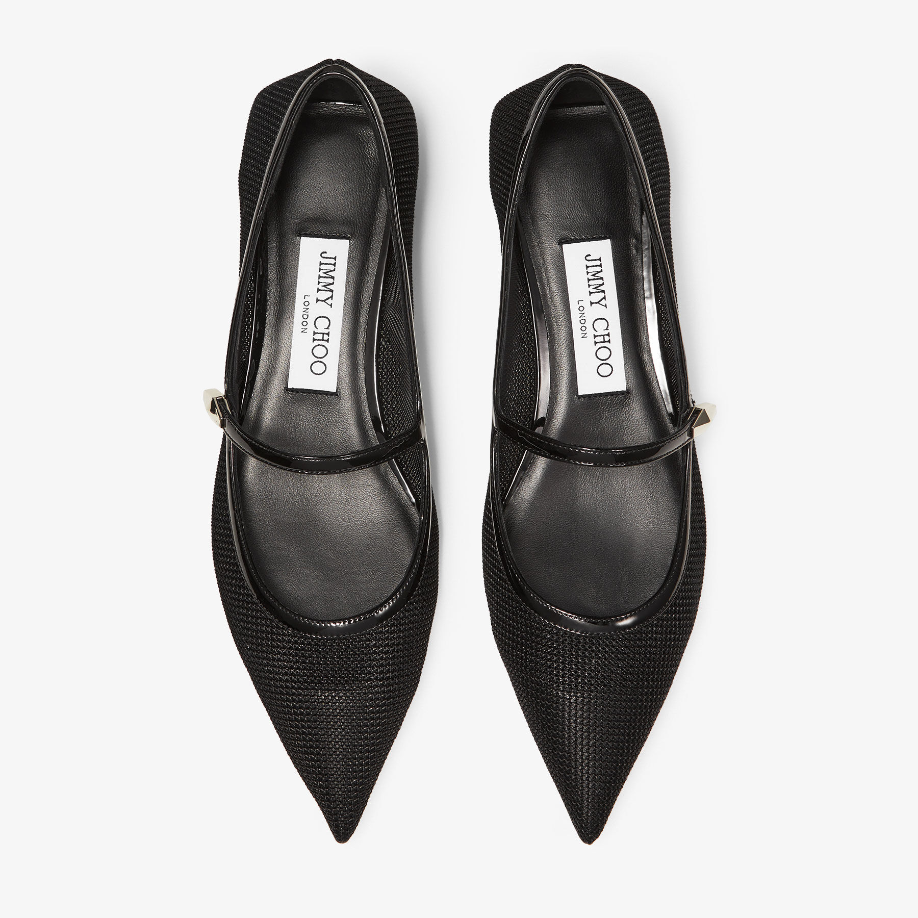 Jimmy choo patent flats best sale