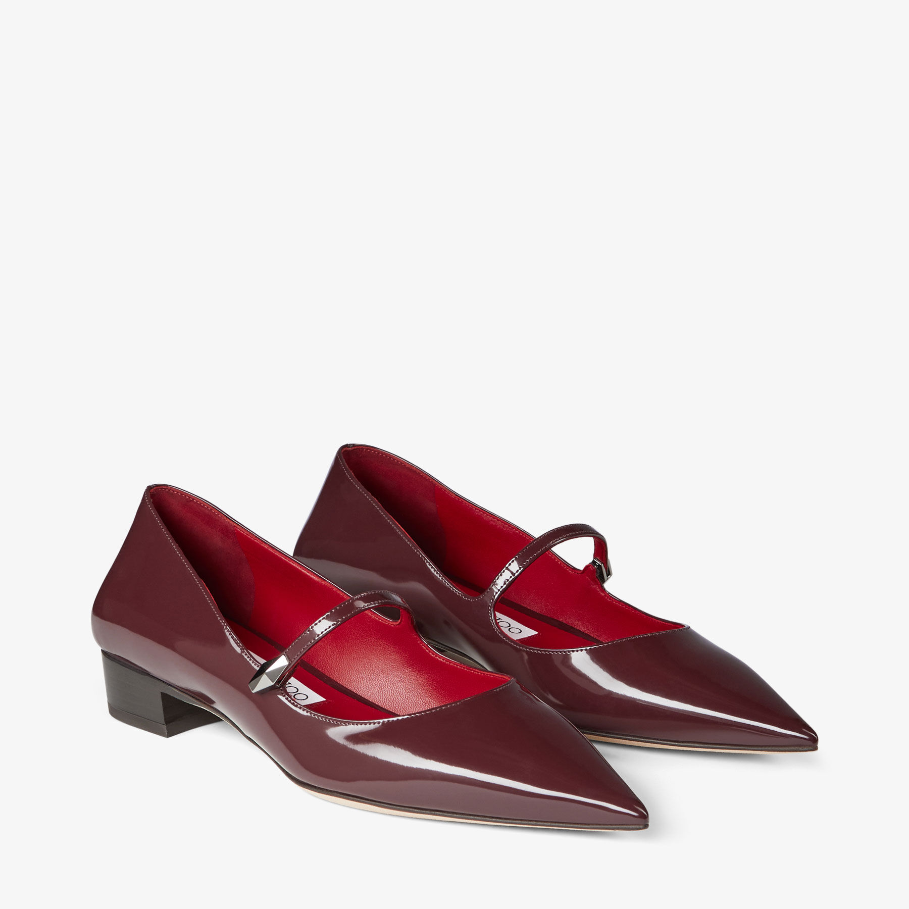 Jimmy choo red flats new arrivals