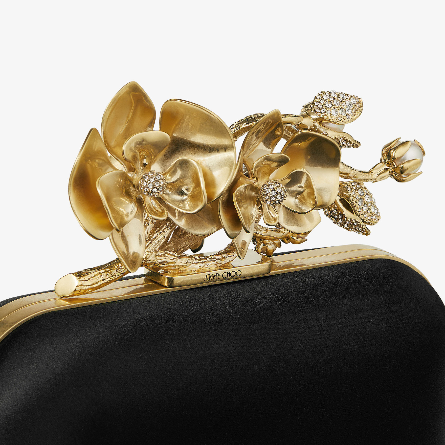 Jimmy choo black clutch discount
