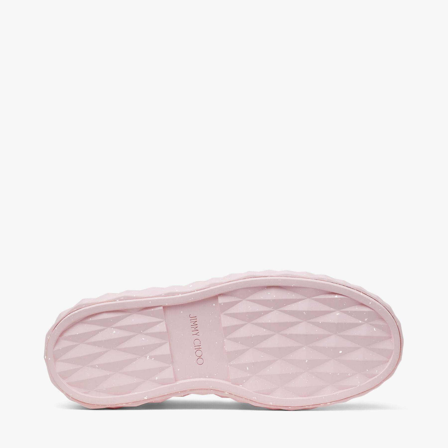 DIAMOND LIGHT MAXI F Powder Pink Knit Low Top Trainers with Platform Sole Spring 2023 collection JIMMY CHOO