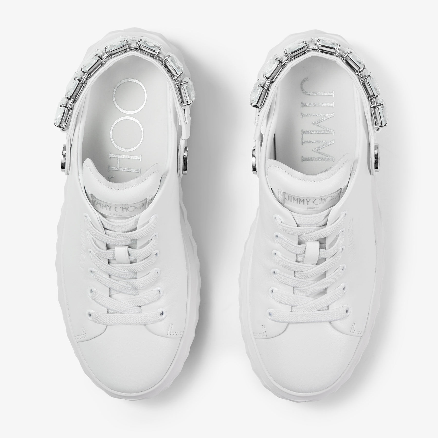 Jimmy choo white shoes deals