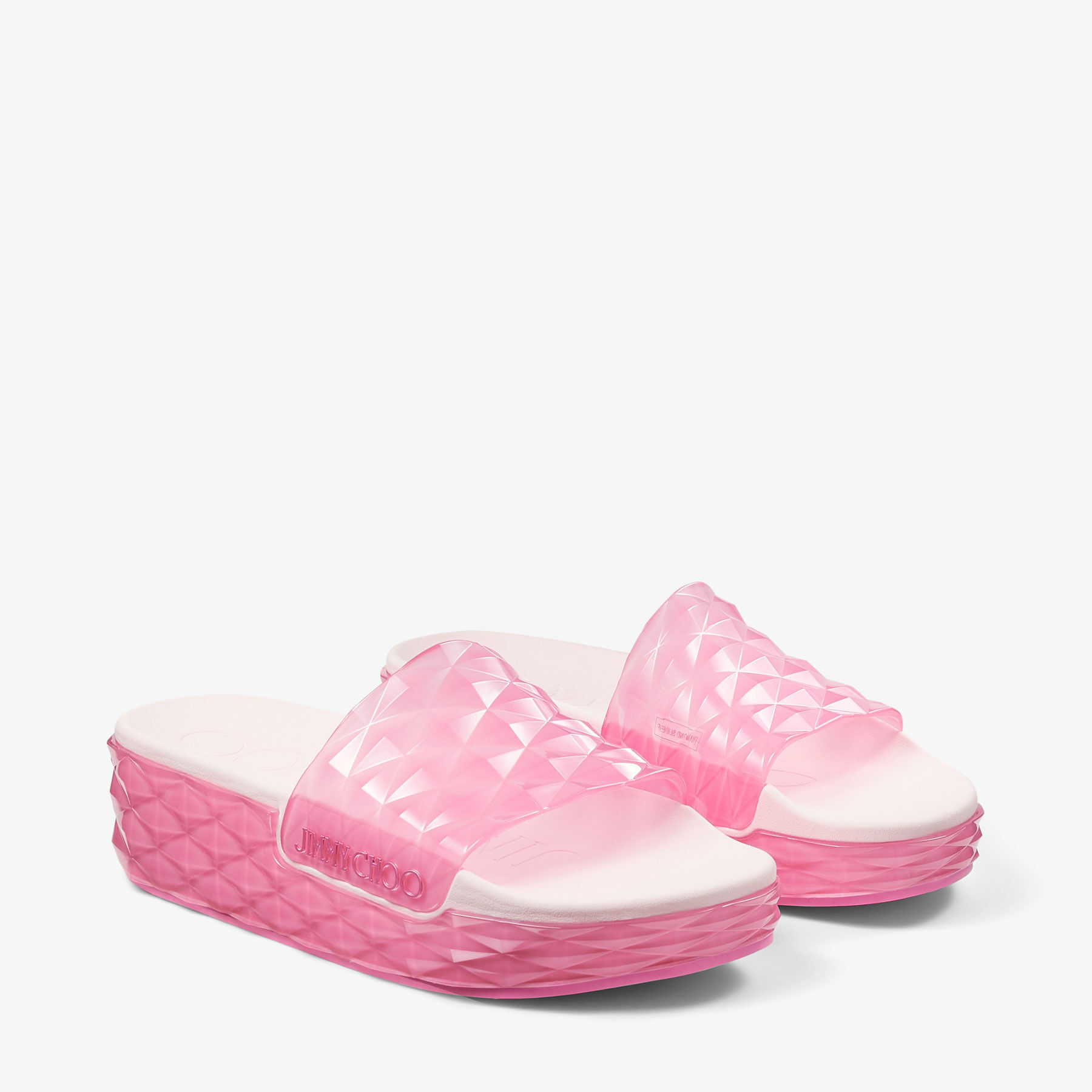 Pink puma jelly slides discount