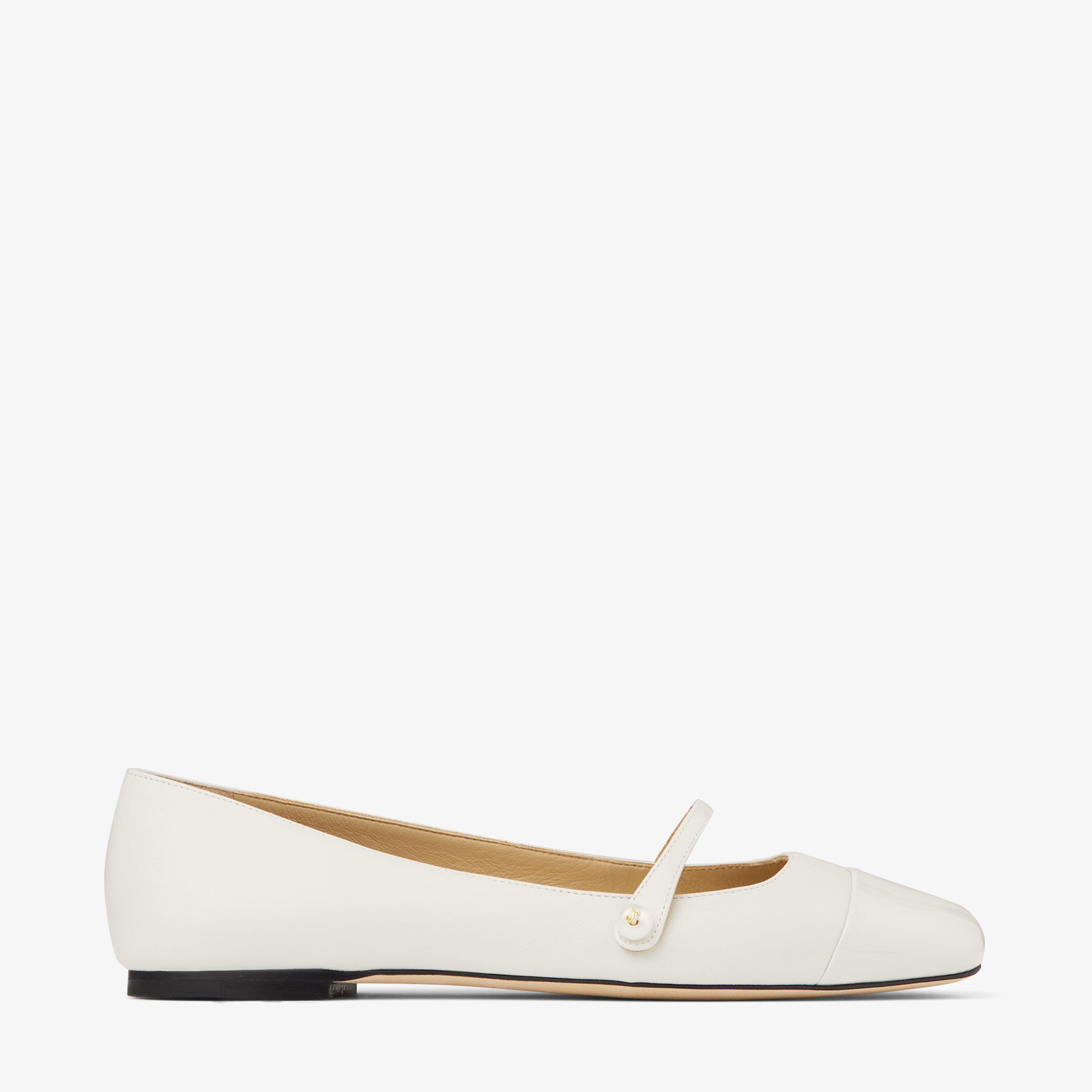 Jimmy choo patent flats best sale