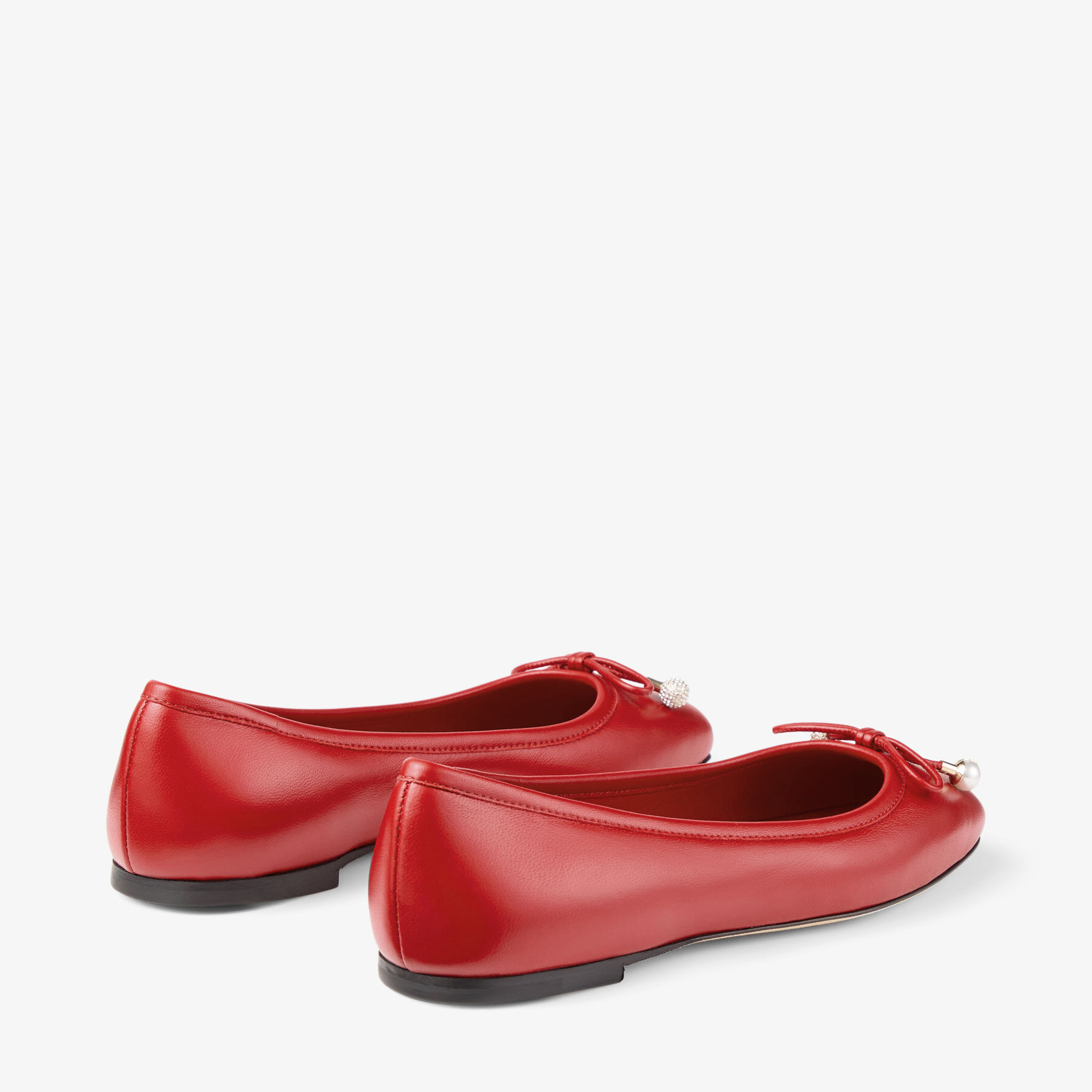 Jimmy choo red flats store