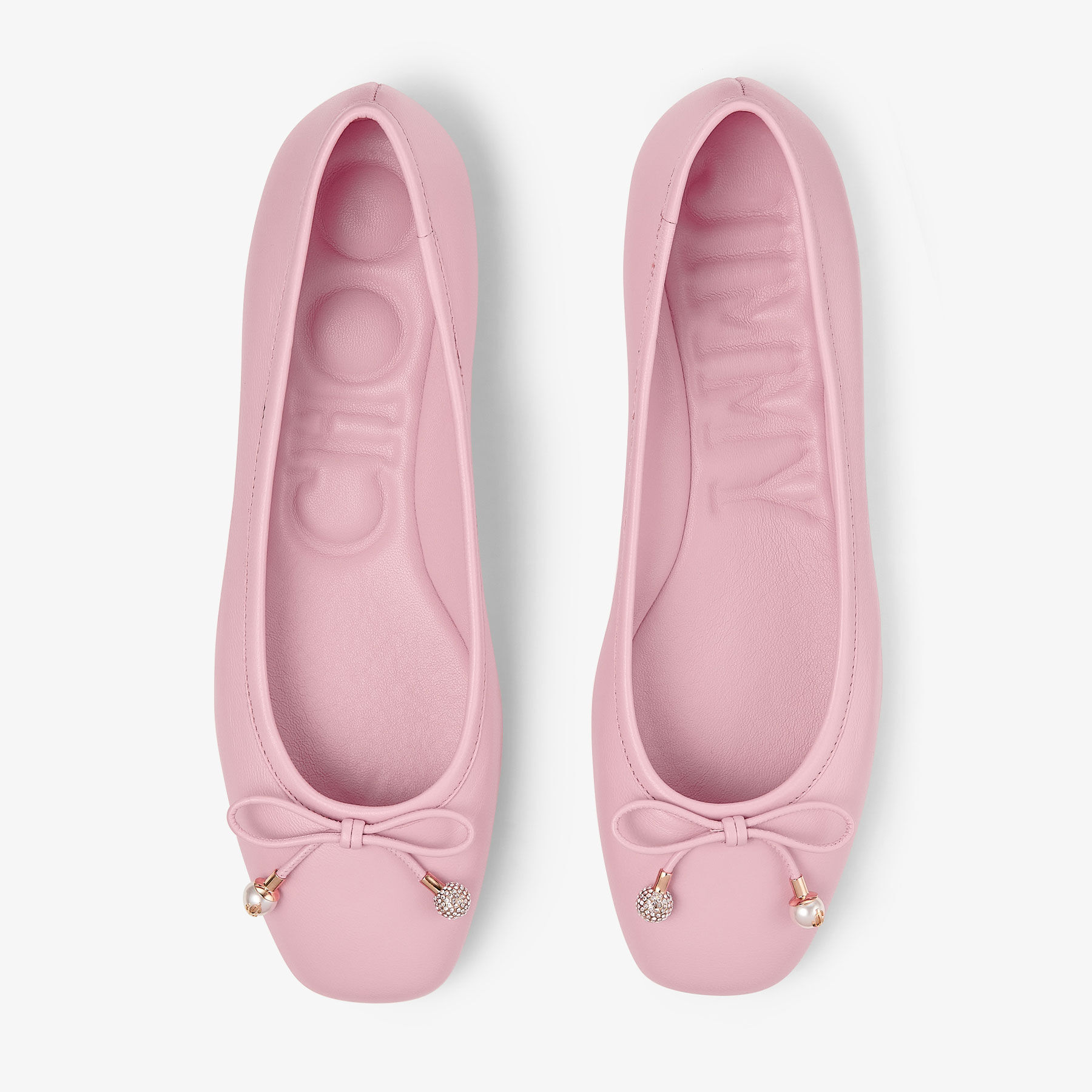 Jimmy choo pink flats deals