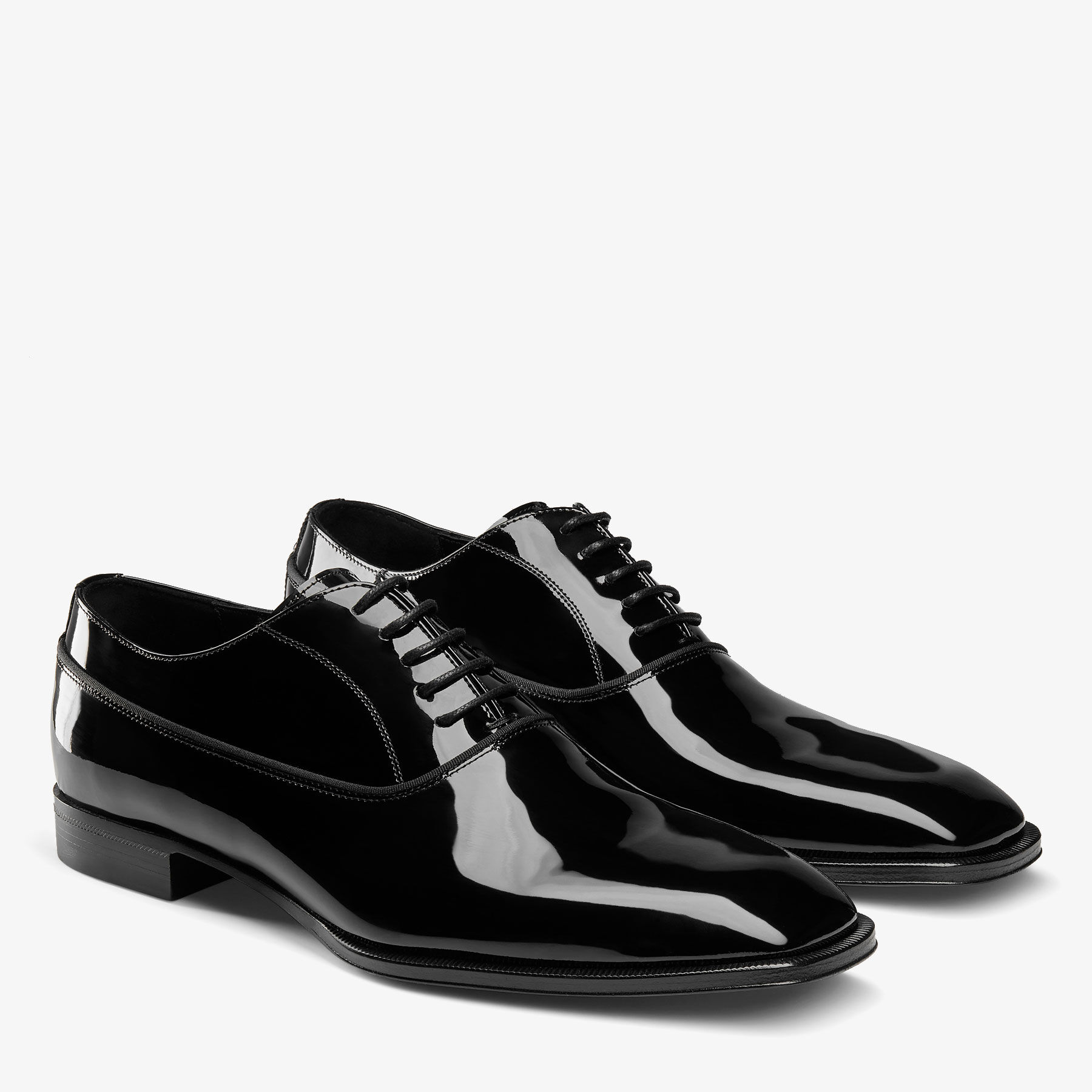 Jimmy choo black sales patent leather shoes