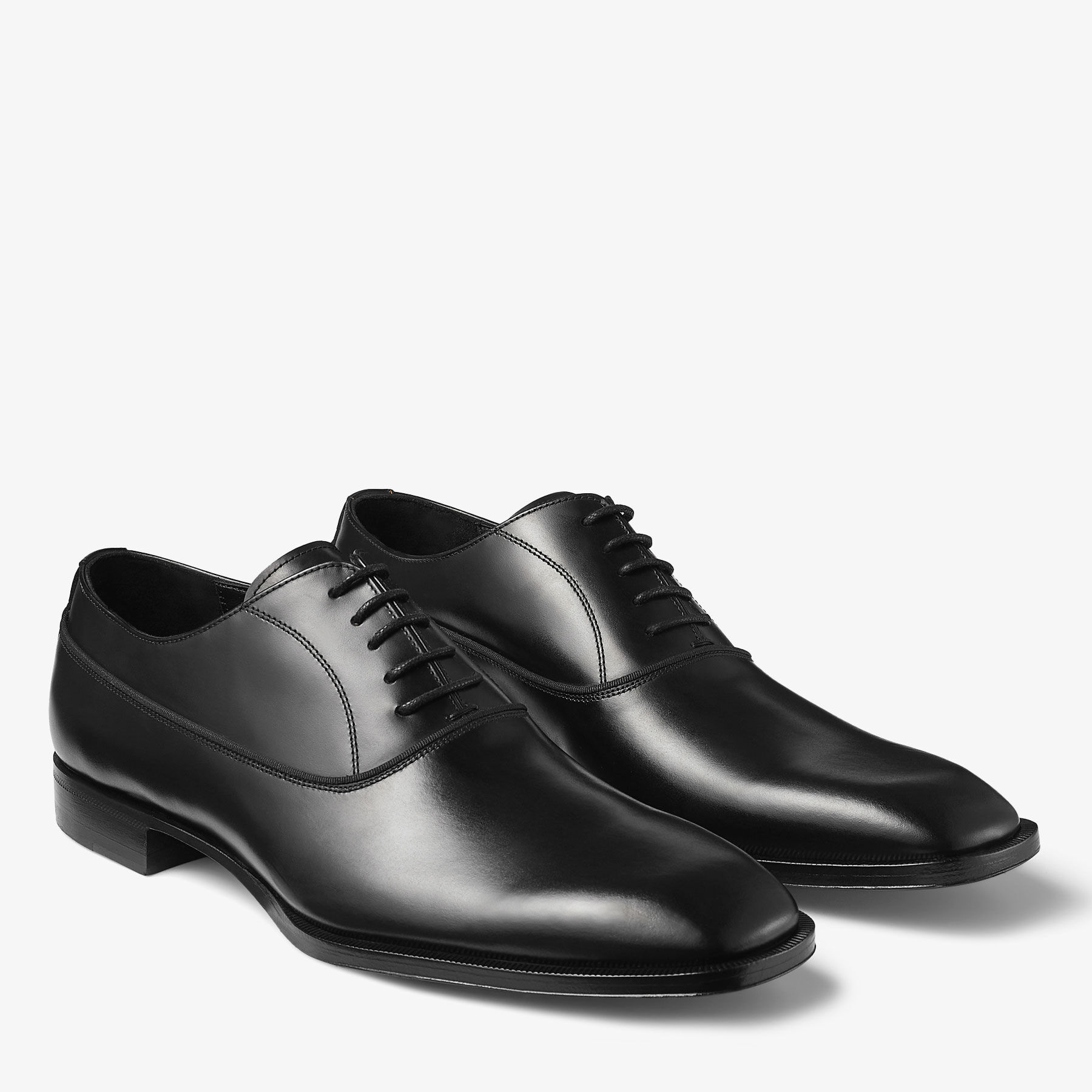 Foxley Oxford Shoe Black Calf Leather Shoes New Collection JIMMY CHOO