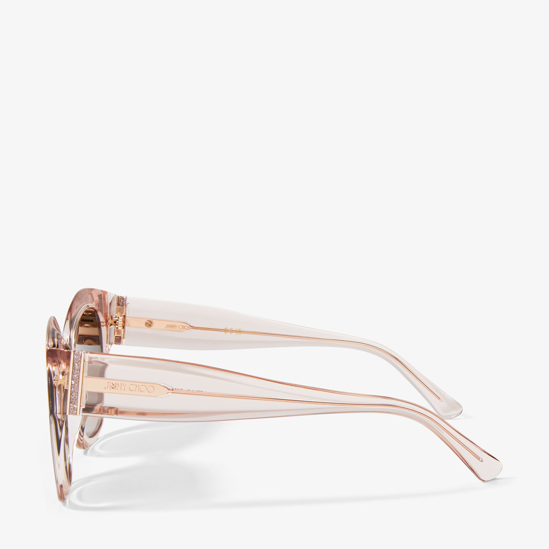 Jimmy choo rose 2025 gold sunglasses