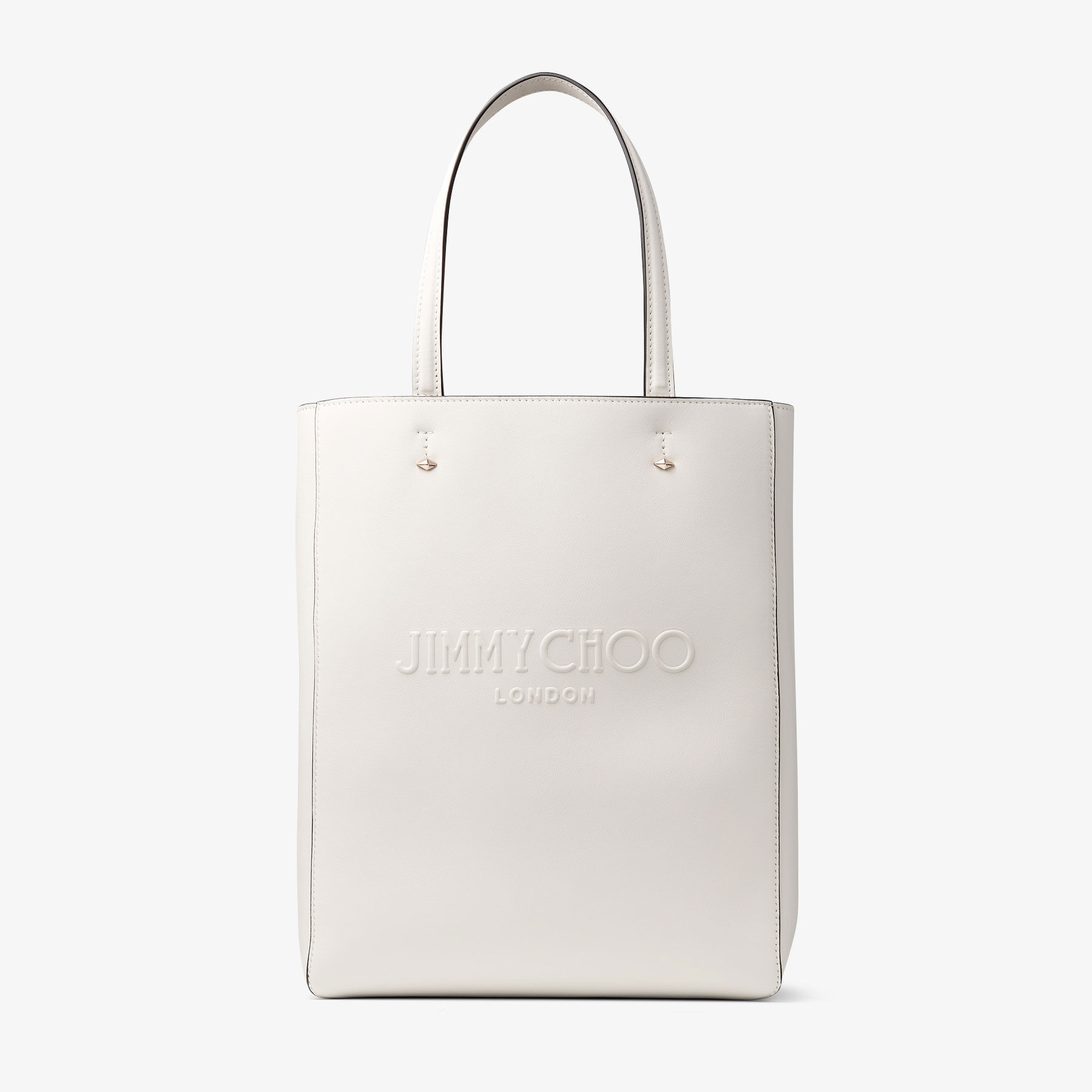 Lenny N S M Latte Embossed Leather Tote Bag JIMMY CHOO UK