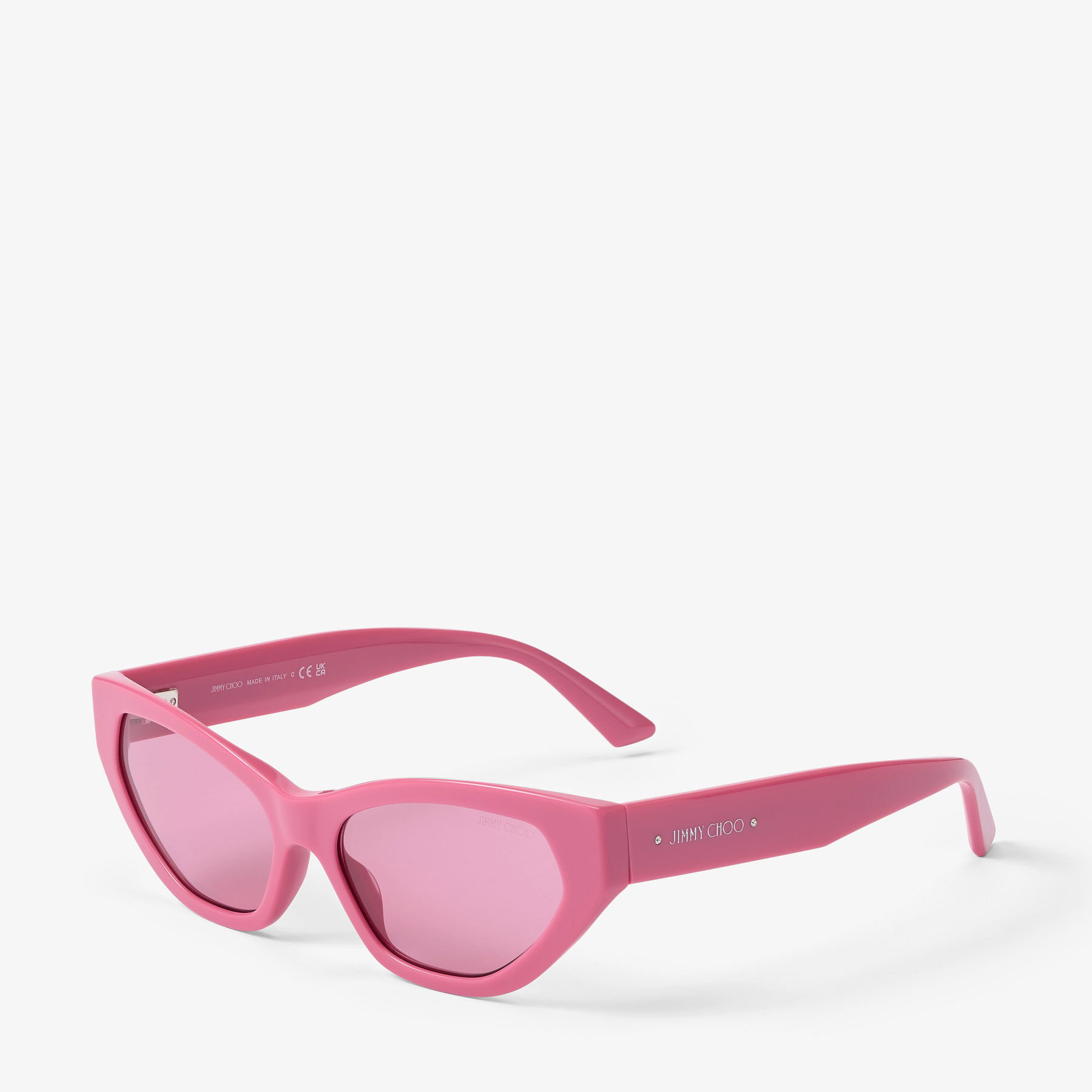 Leyla Candy Pink Cat Eye Sunglasses Jimmy Choo