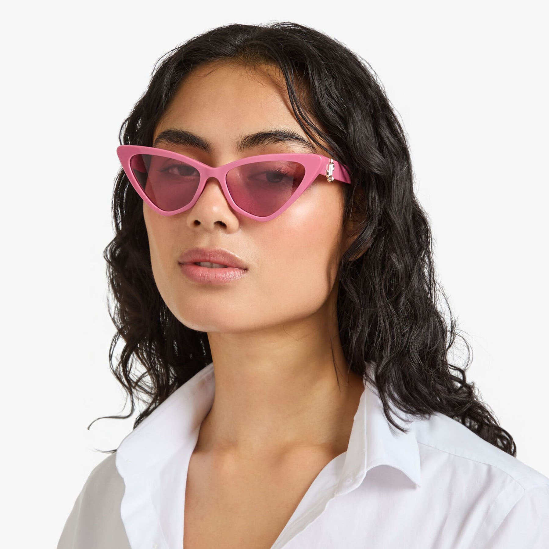 Pink sunglasses cat eye discount