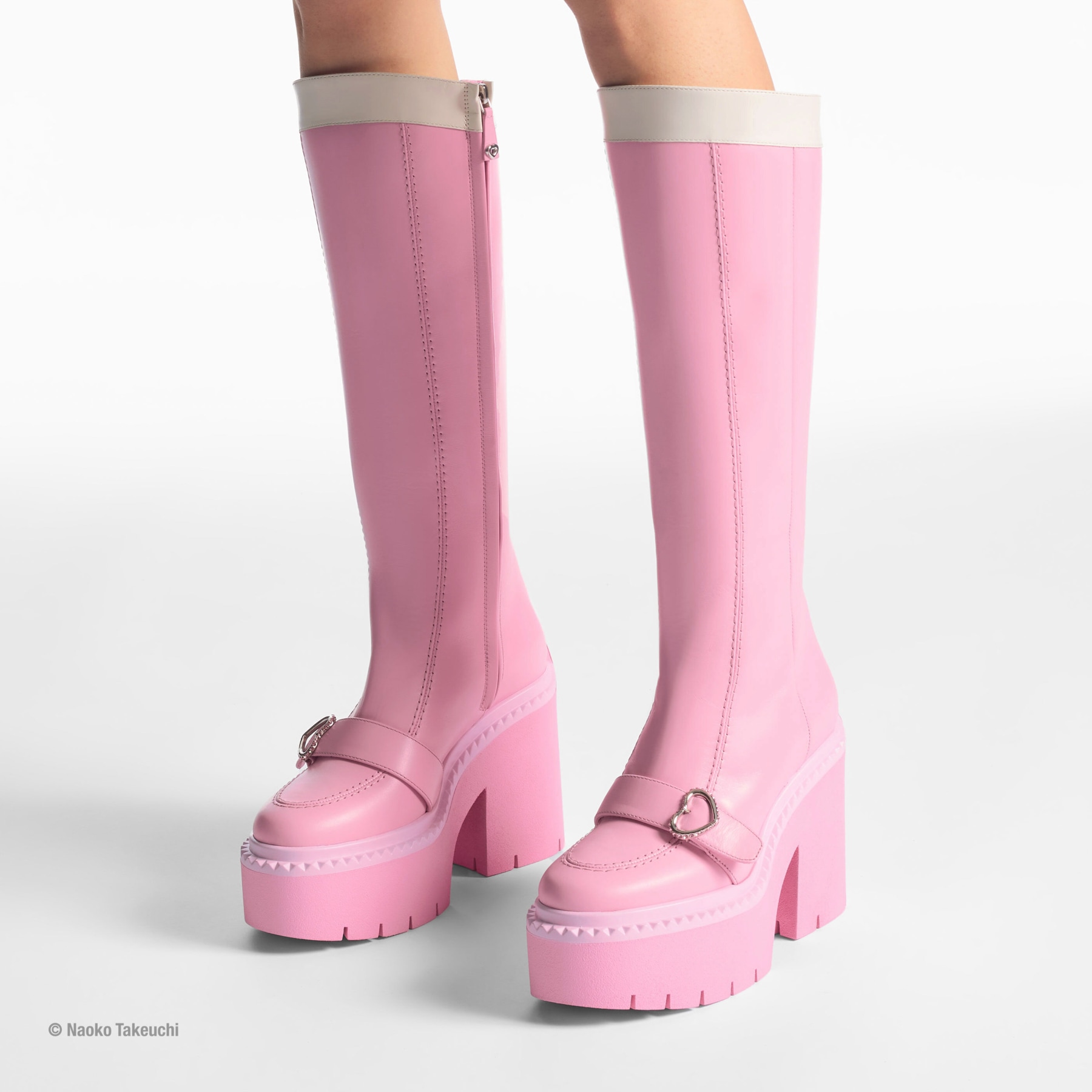 Sailor Chibi Moon Boot 120 Pink Leather Boot JIMMY CHOO