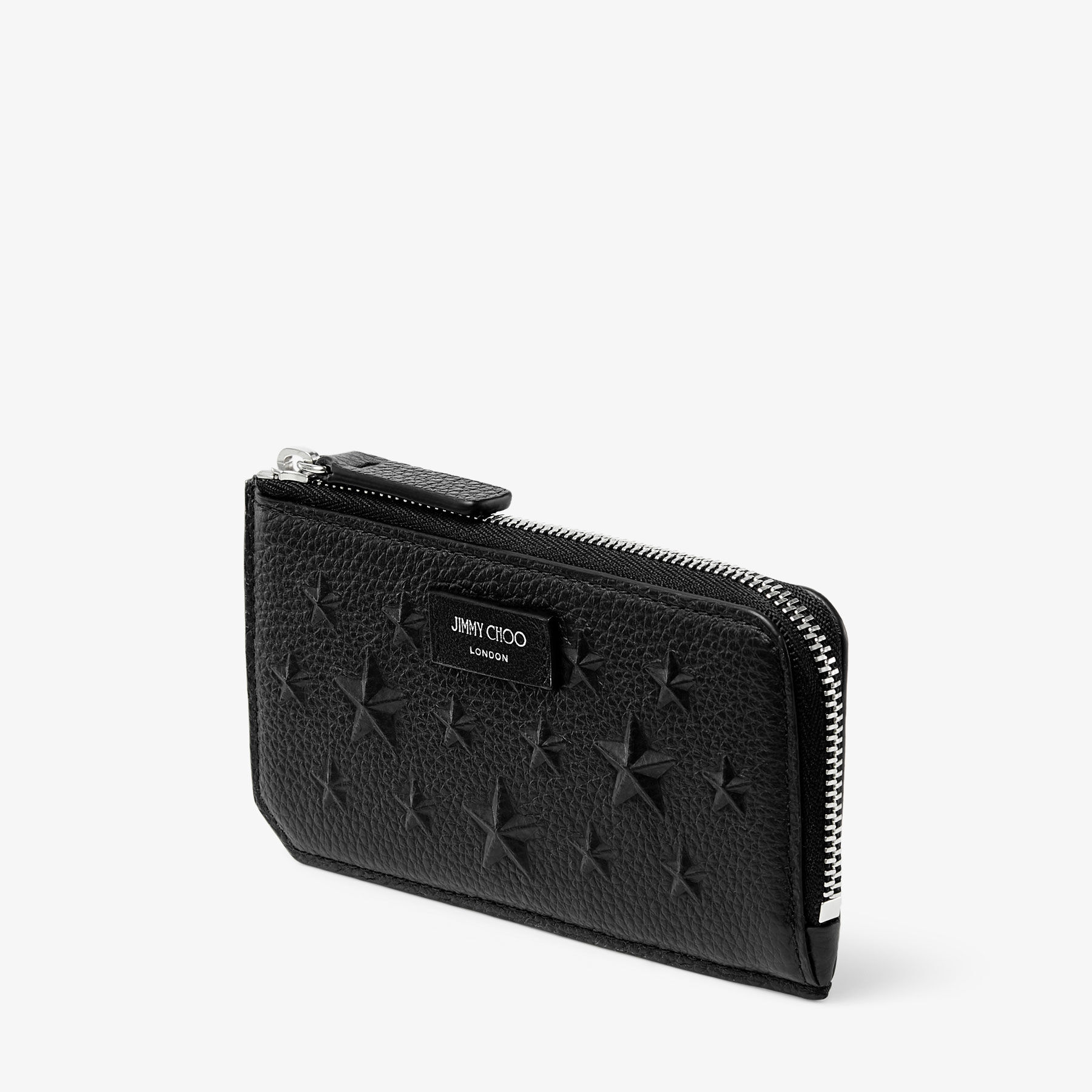 Casey-Z | Black Embossed Leather SLG | JIMMY CHOO