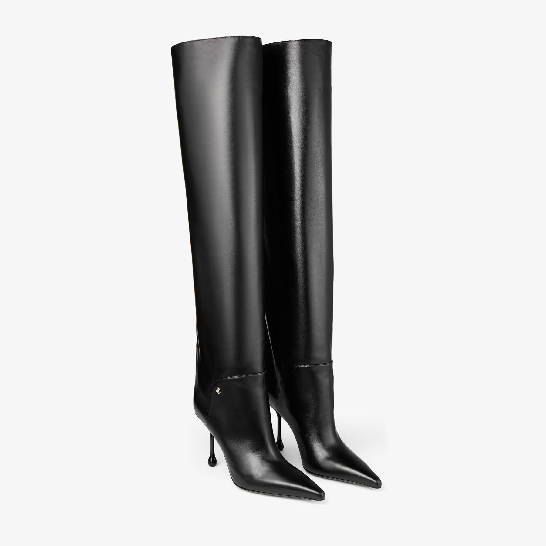 CYCAS KNEE BOOT 95｜Black ナッパーレザー・ニーハイブーツ 