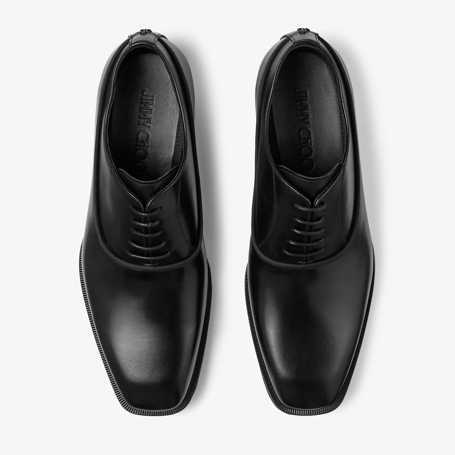 Foxley Oxford Shoe｜ブラックカーフレザー・シューズ｜新作コレクション| ジミー チュウ JP