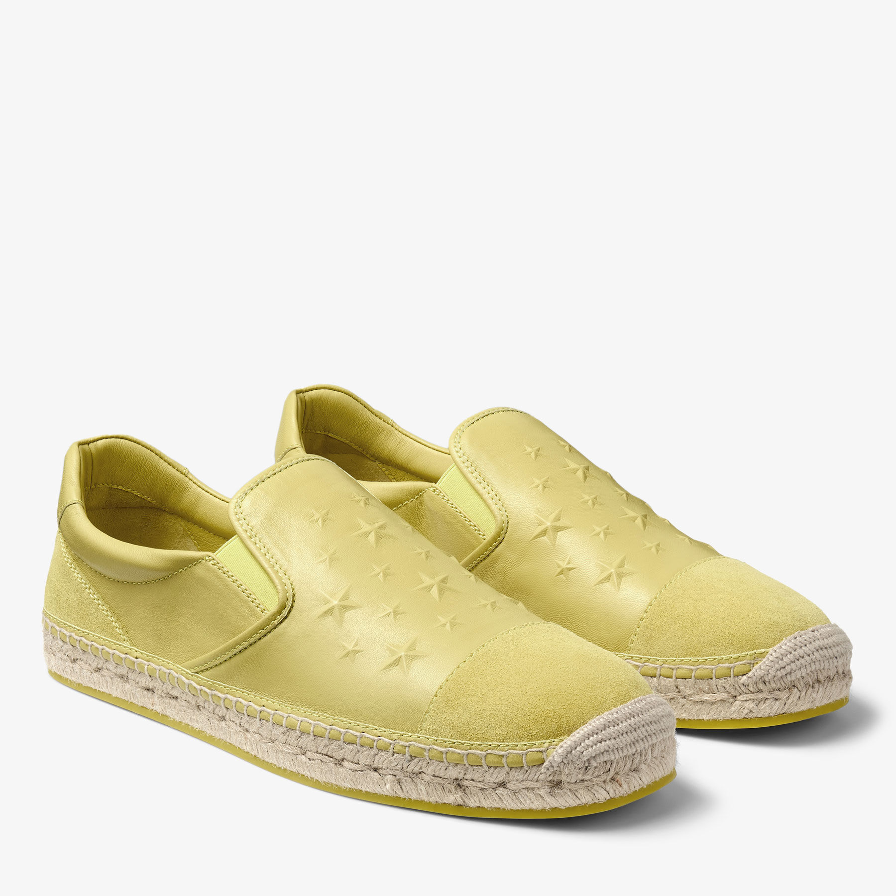 Ivan Espadrille|Sunbleached エンボス加工レザー・シューズ 