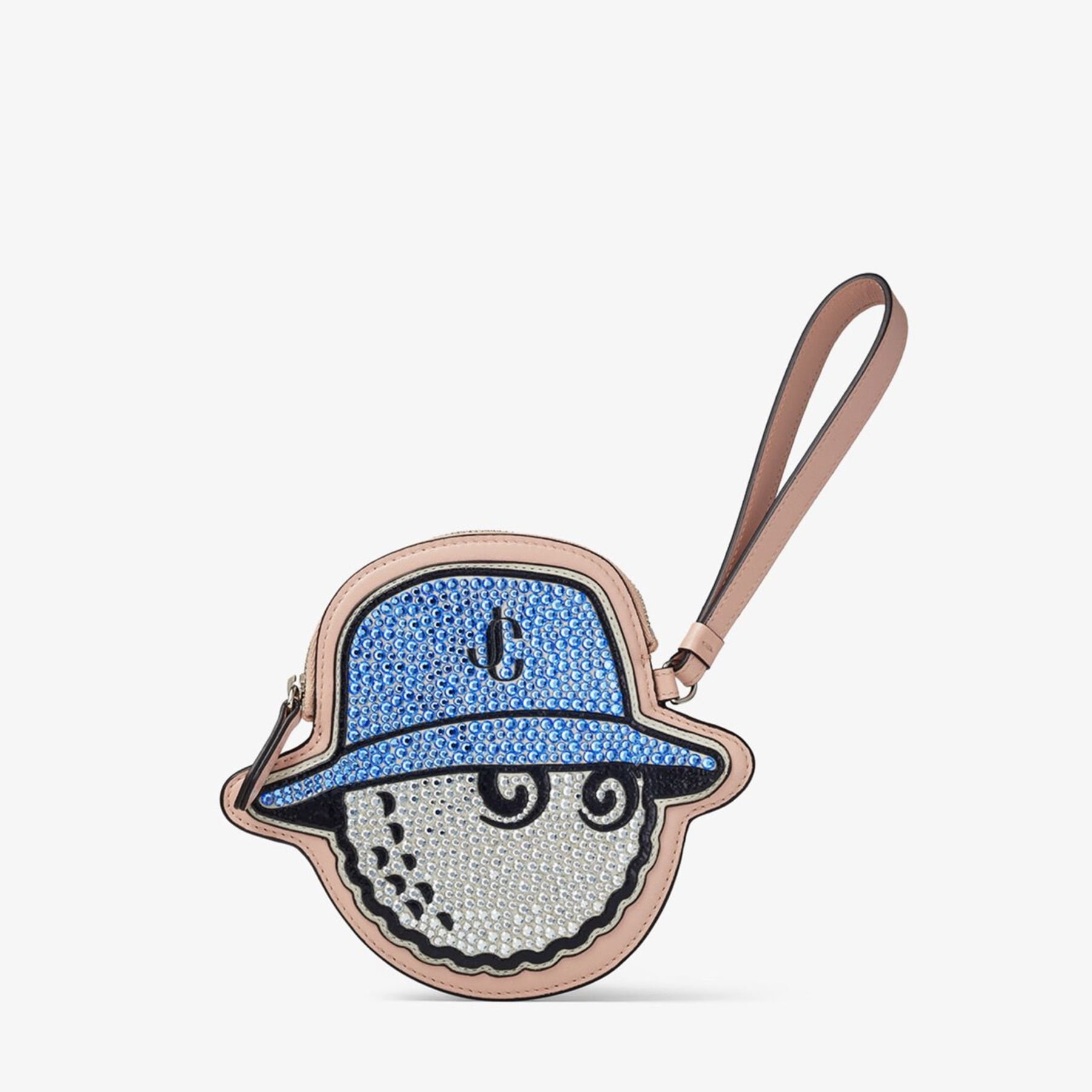 ジミー チュウ / Malbon Zip Pouch | クリスタル装飾付き Macaron レザー・Bucketsポーチ | ジミー チュウ JP  / Malbon | ジミー チュウ JP