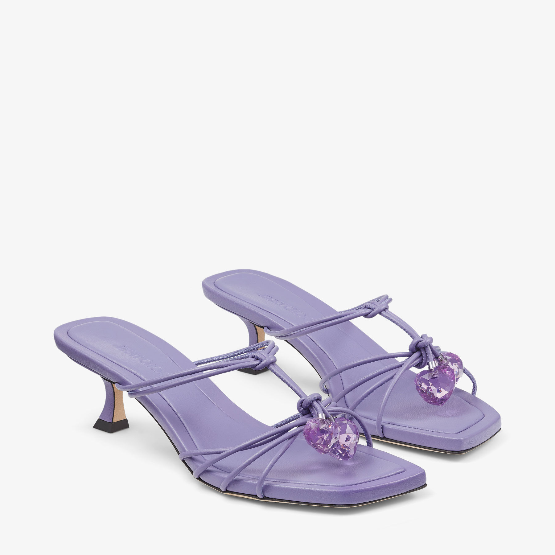 Jemma Mule 50|Tanzanite ナッパレザー・サンダル| ジミー チュウ JP