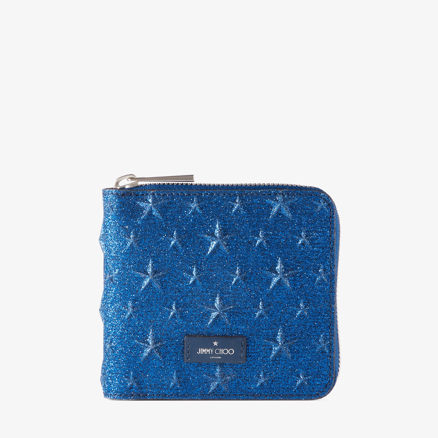 JIMMY CHOO ジミーチュウ LAWRENCE GRY 172 ラウンドファスナー2つ折り 