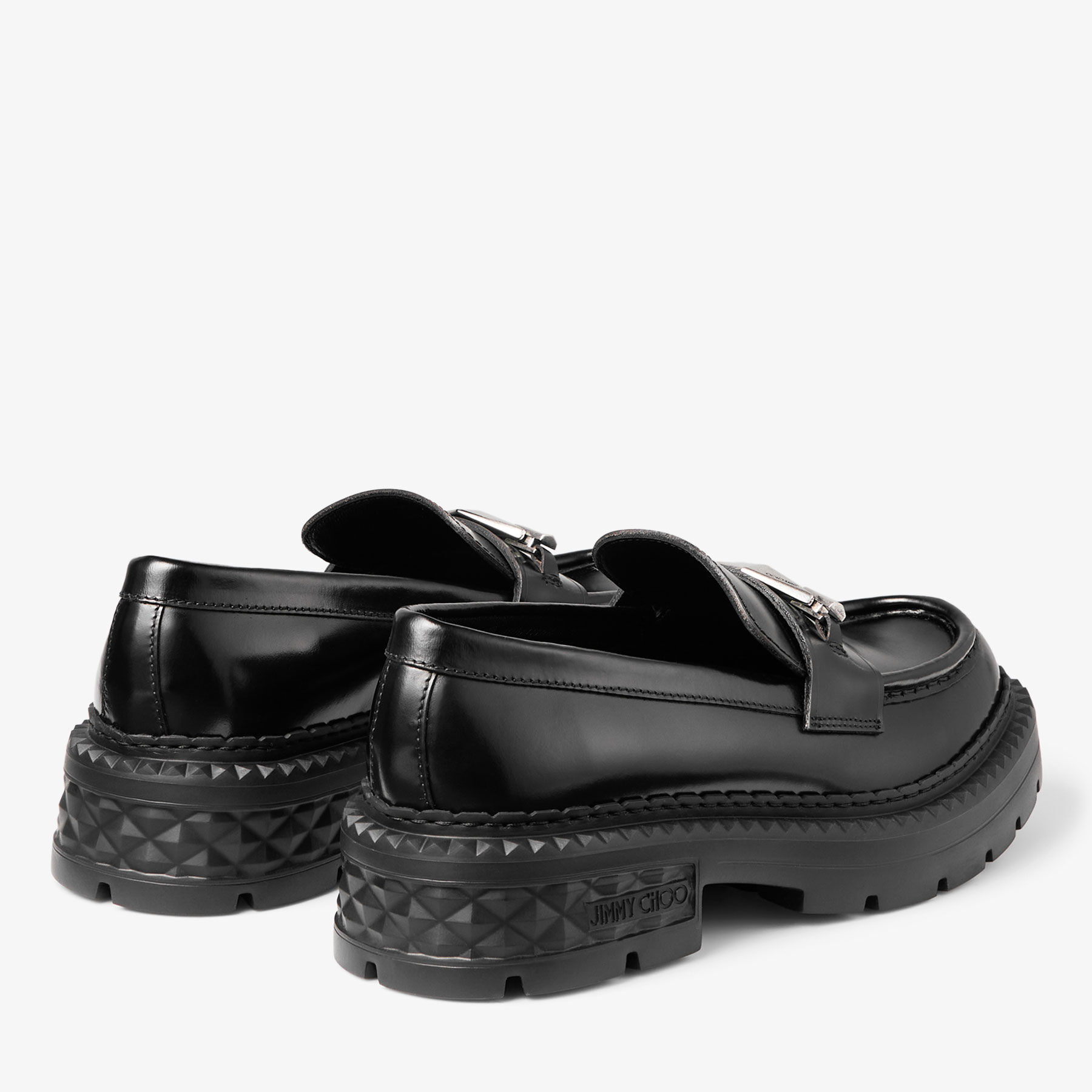 Marlow Diamond/M | Black Calf Leather Shoe | JIMMY CHOO