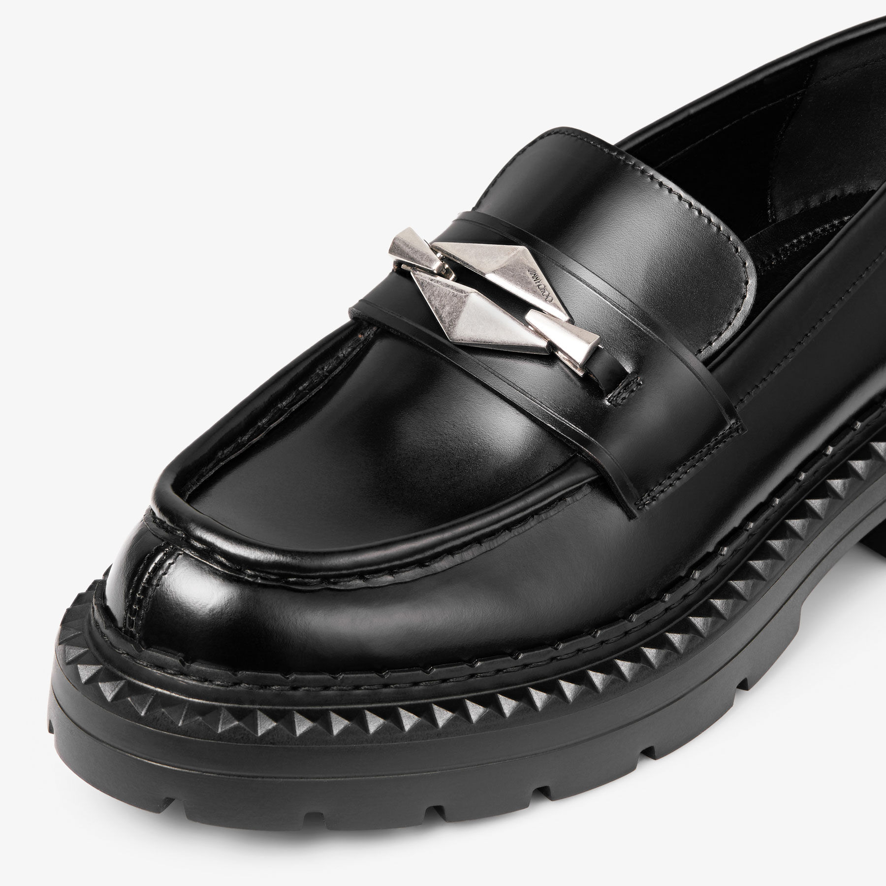 Marlow Diamond/M | Black Calf Leather Shoe | JIMMY CHOO