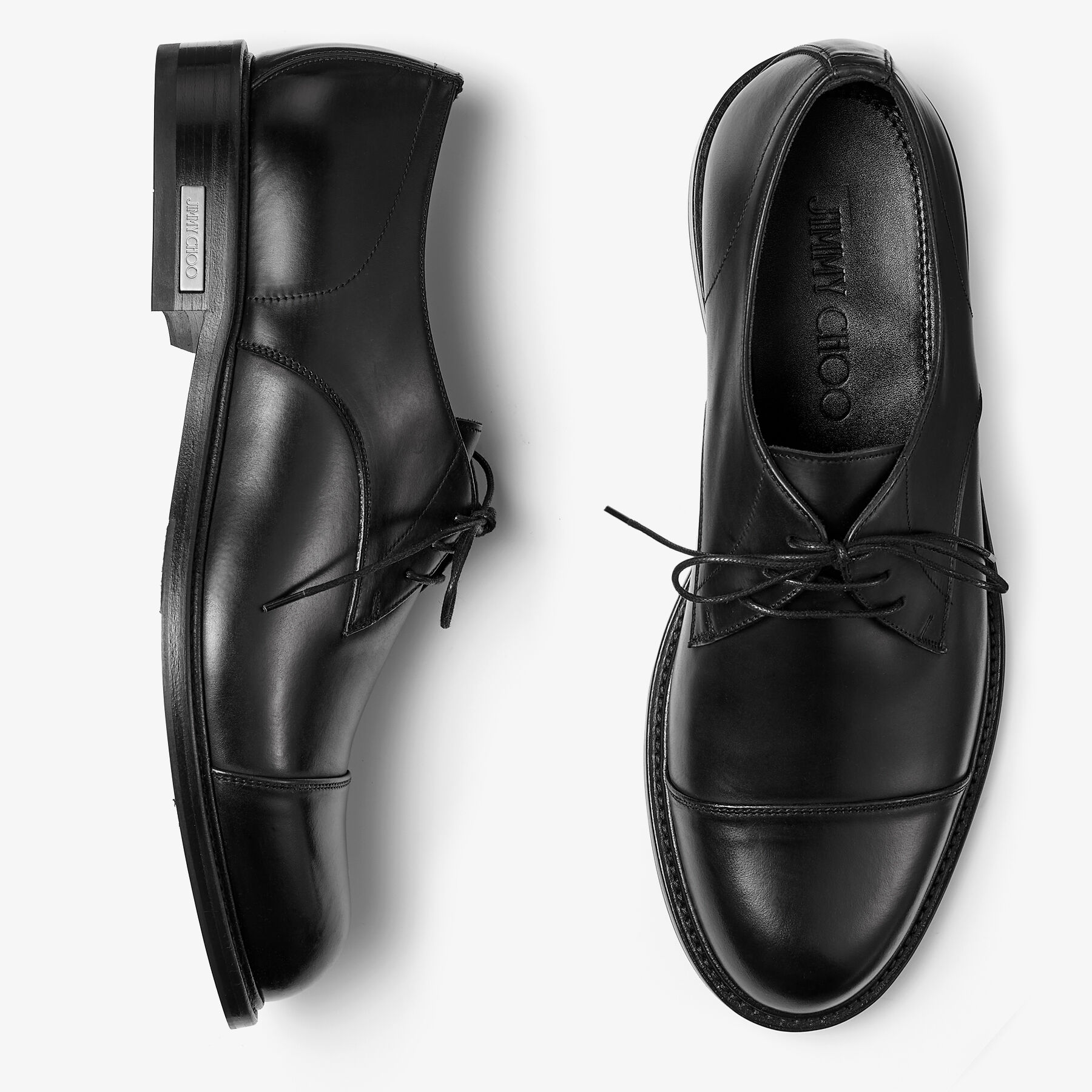 RAY DERBY SHOE | ブラックカーフレザー・ダービーシューズ | 2022年冬 